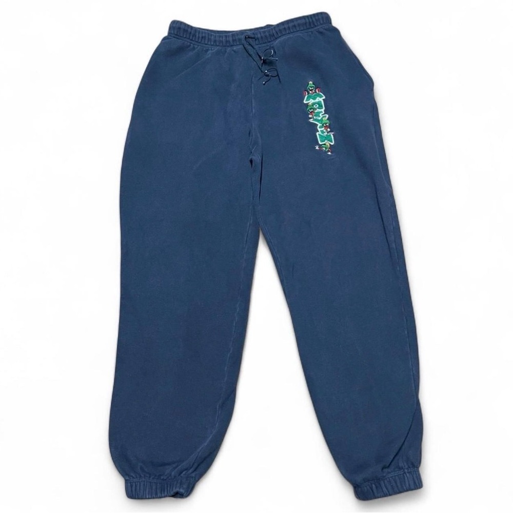 VTG 1997 Marvin the Martian Embroidered Sweat Pants WB Studio Store Extra Large